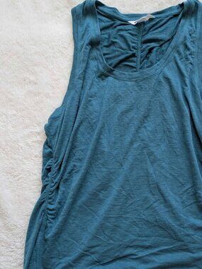 BRAND NEW Athleta Breezy Ruched Tank in Teal for Women